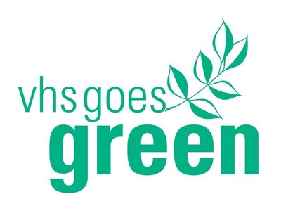 Logo Volkshochschule goes green